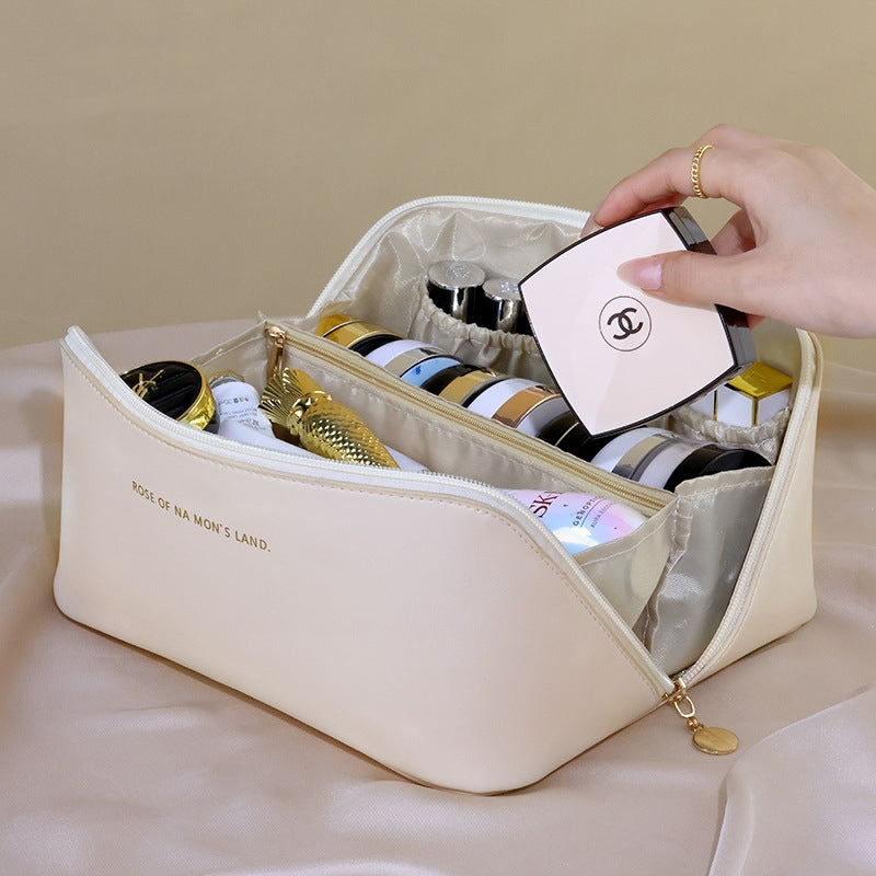 Elegant PU Cosmetic Bag - Rose of NA Mon's Land