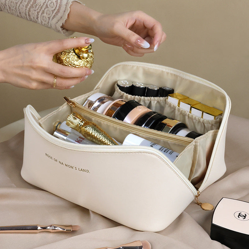 Elegant PU Cosmetic Bag - Rose of NA Mon's Land