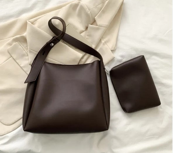 The Riviera Duo Bag | Leather Tote Bag