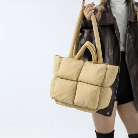 The Aspen Cloud Tote | Quilted Nylon Everyday Carry.
